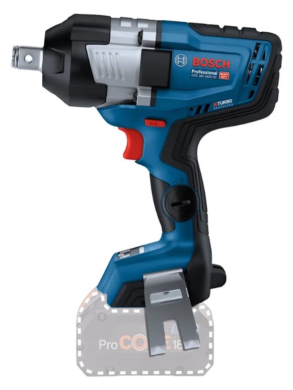 LLAVE DE IMPACTO BOSCH GDS -1600 HC SB COLOR AZUL FRECUENCIA 50 - 3