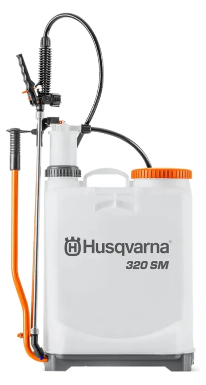 PULVERIZADOR MANUAL CON BOMBA DE RESPALDO HUSQVARNA DE 20L BLANCO - 2