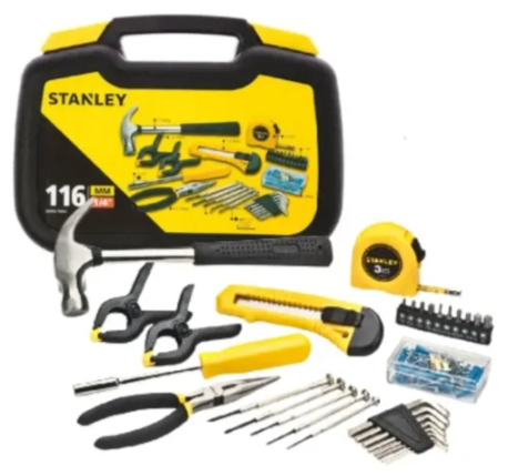 KIT STANLEY TALADRO PERC. SBD715D2K-B2 13MM +SET 116 PZ+2BAT - 4