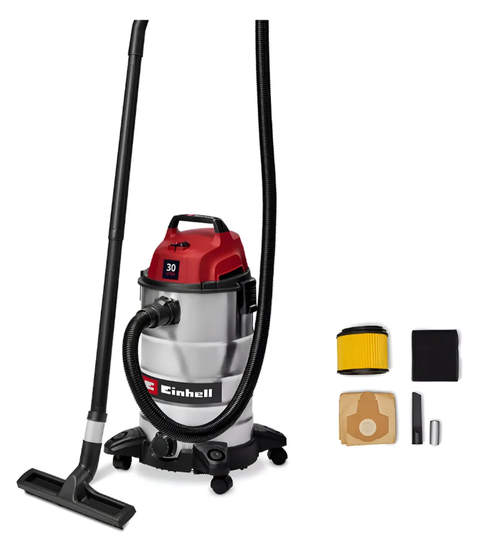 ASPIRADORA ELE CTRICA SECO-HUMEDO TC-VC 3055 S EINHELL ROJO - 1