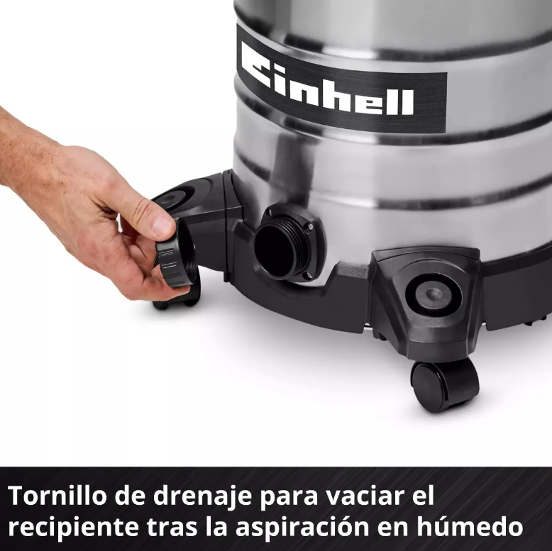 ASPIRADORA ELE CTRICA SECO-HUMEDO TC-VC 3055 S EINHELL ROJO - 4