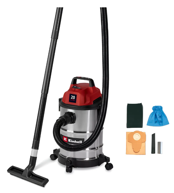 ASPIRADORA ELE CTRICA SECO-HUMEDO TC-VC 2045 S EINHELL ROJO - 1