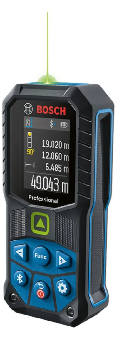 MEDIDOR LASER VERDE BOSCH GLM 50-27 CG CON BLUETOOTH - 3