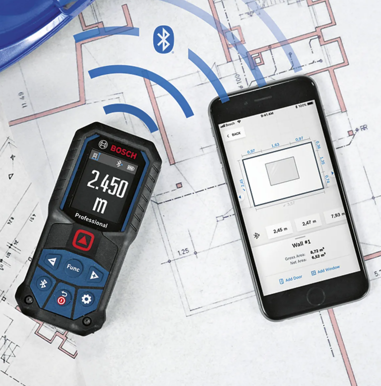 MEDIDOR LASER BOSCH GLM 50-27 C 50 METROS CON BLUETOOTH - 6