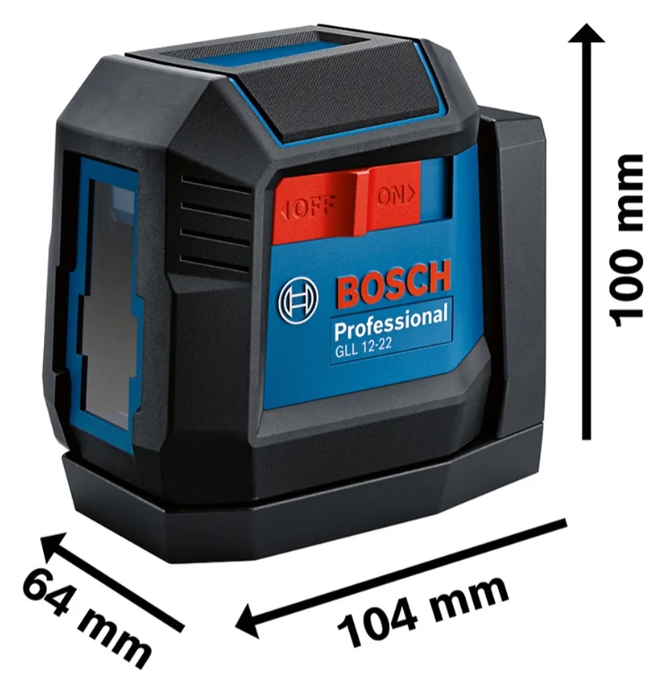 NIVEL LASER BOSCH GLL 12-22 G SIN BATERIA - 5
