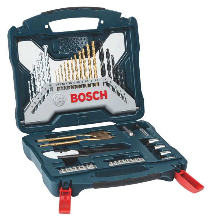 SET DE 50 PIEZAS MECHAS, PUNTAS MALETIN X LINE - BOSCH - 1