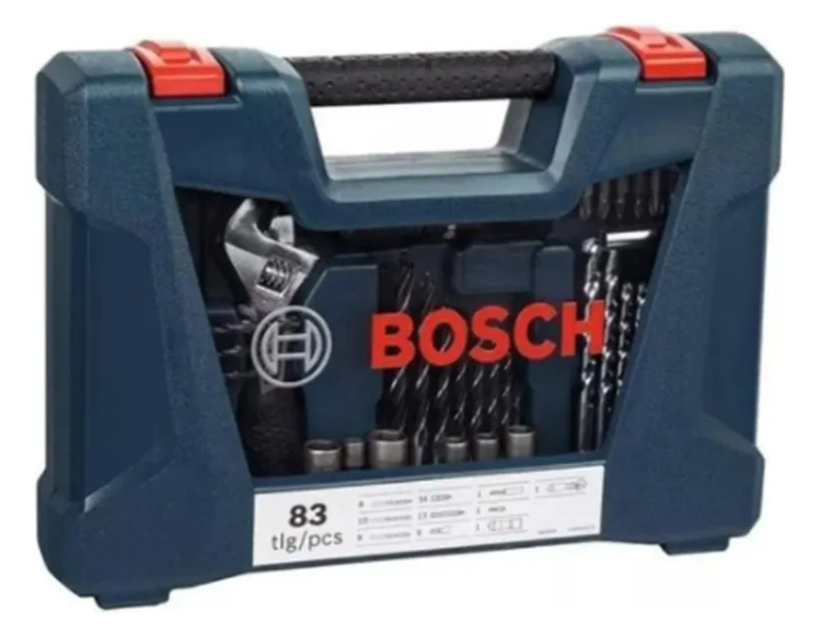 KIT DE HERRAMIENTAS DE PERFORACION BOSCH V-LINE DE TITANIO, 83 PIEZAS, PARA EL HOGAR - 2