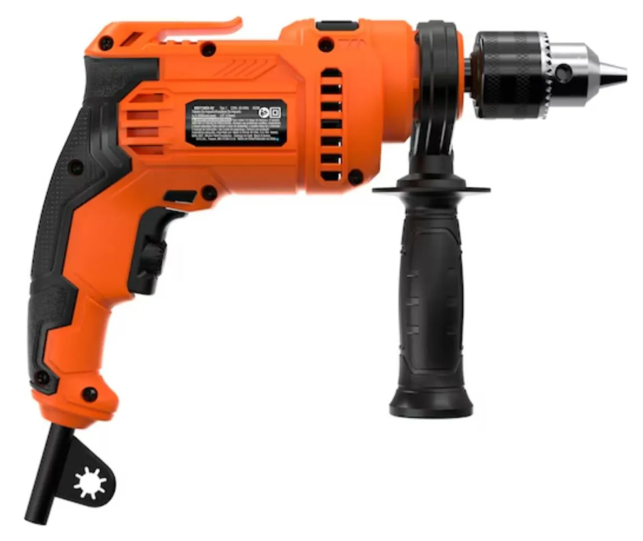 TALADRO PERCUTOR BLACK+DECKER BED713650 13MM 650W COLOR NARANJA OSCURO FRECUENCIA 50HZ - 3