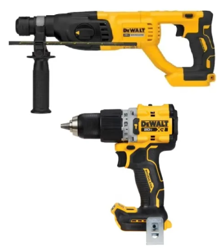 KIT DEWALT ROTOM.DCH133H2 + TAL.PER.DCD805BXR +2BAT4.0+BOLSO - 4