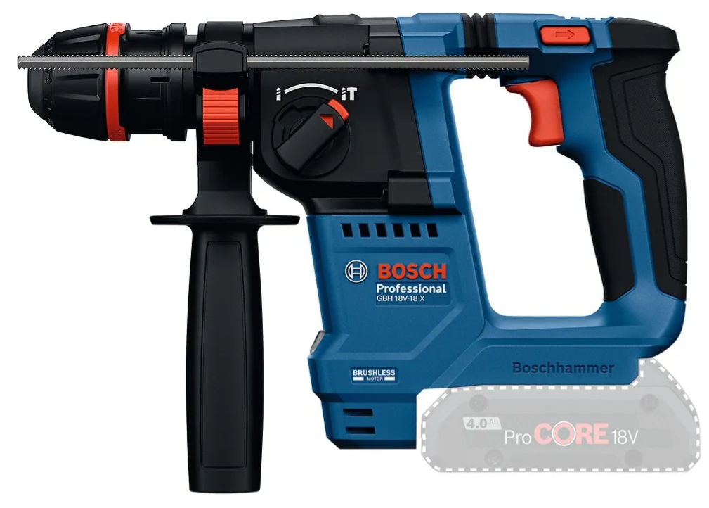 MARTILLO PERFORADOR BOSCH GBH 18X 1.5J SIN BATERIA - 3
