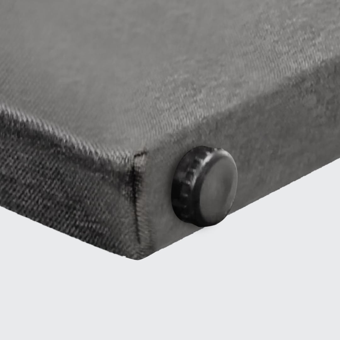RESPALDO DE CAMA 1,5 PLAZAS TUBULAR GRIS - 4