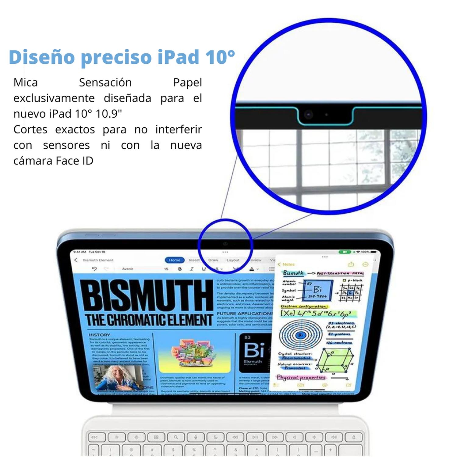 MICA SENSACIÓN PAPEL PARA IPAD 10 GENERACIÓN 10.9 KIT INSTALACIÓN - 2