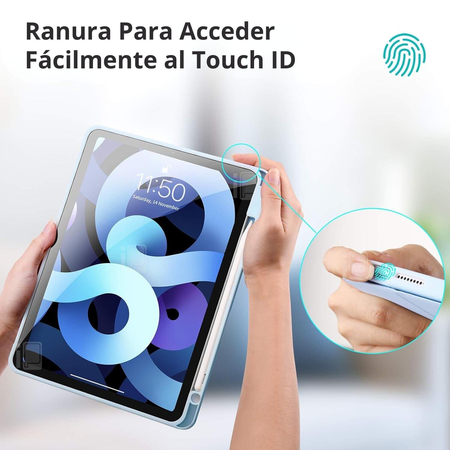 FUNDA PARA IPAD AIR 11 (M2) RANURA LÁPIZ CARGA MAGNÉTICA - 3