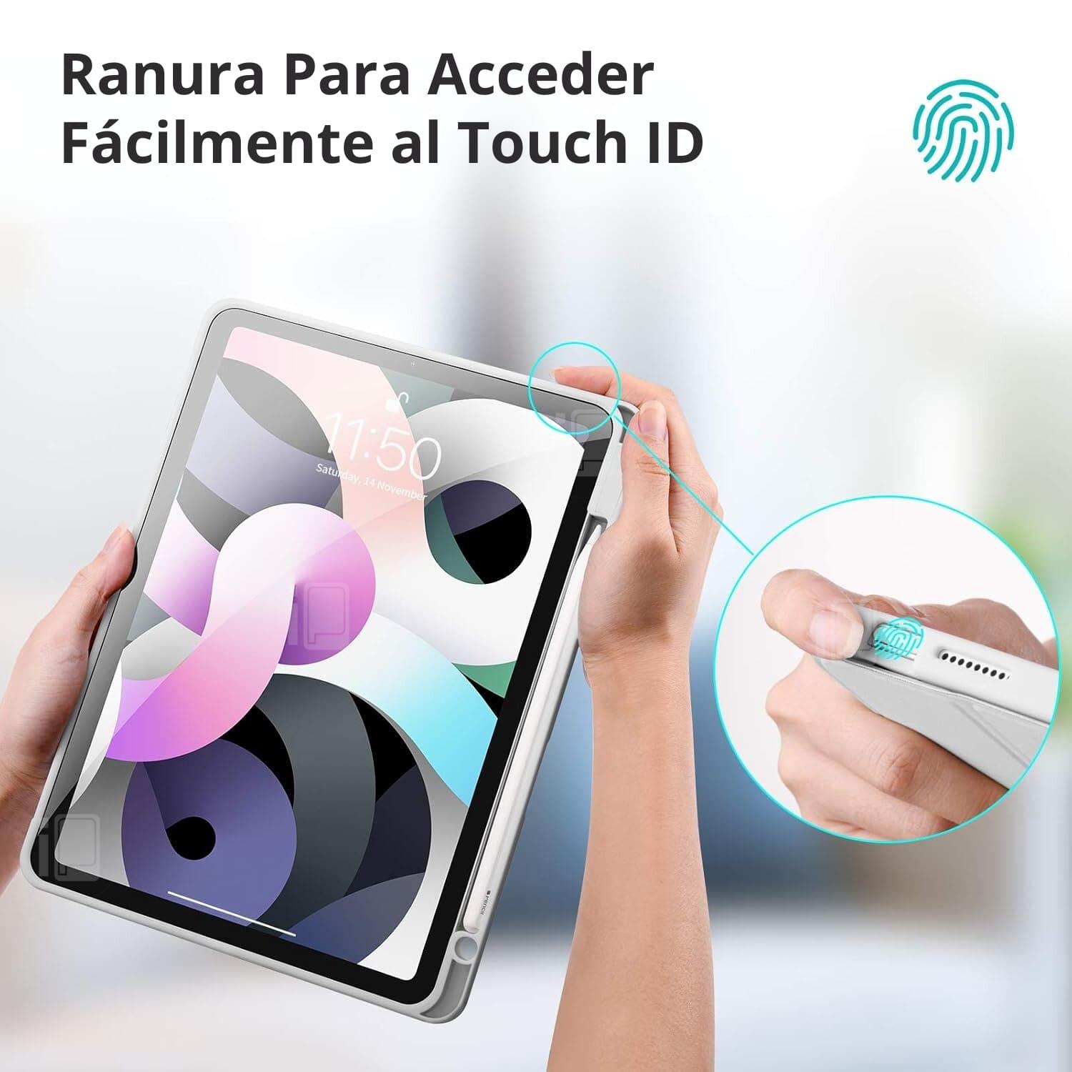 FUNDA PARA IPAD AIR 11 (M2) RANURA LÁPIZ CARGA MAGNÉTICA - 3