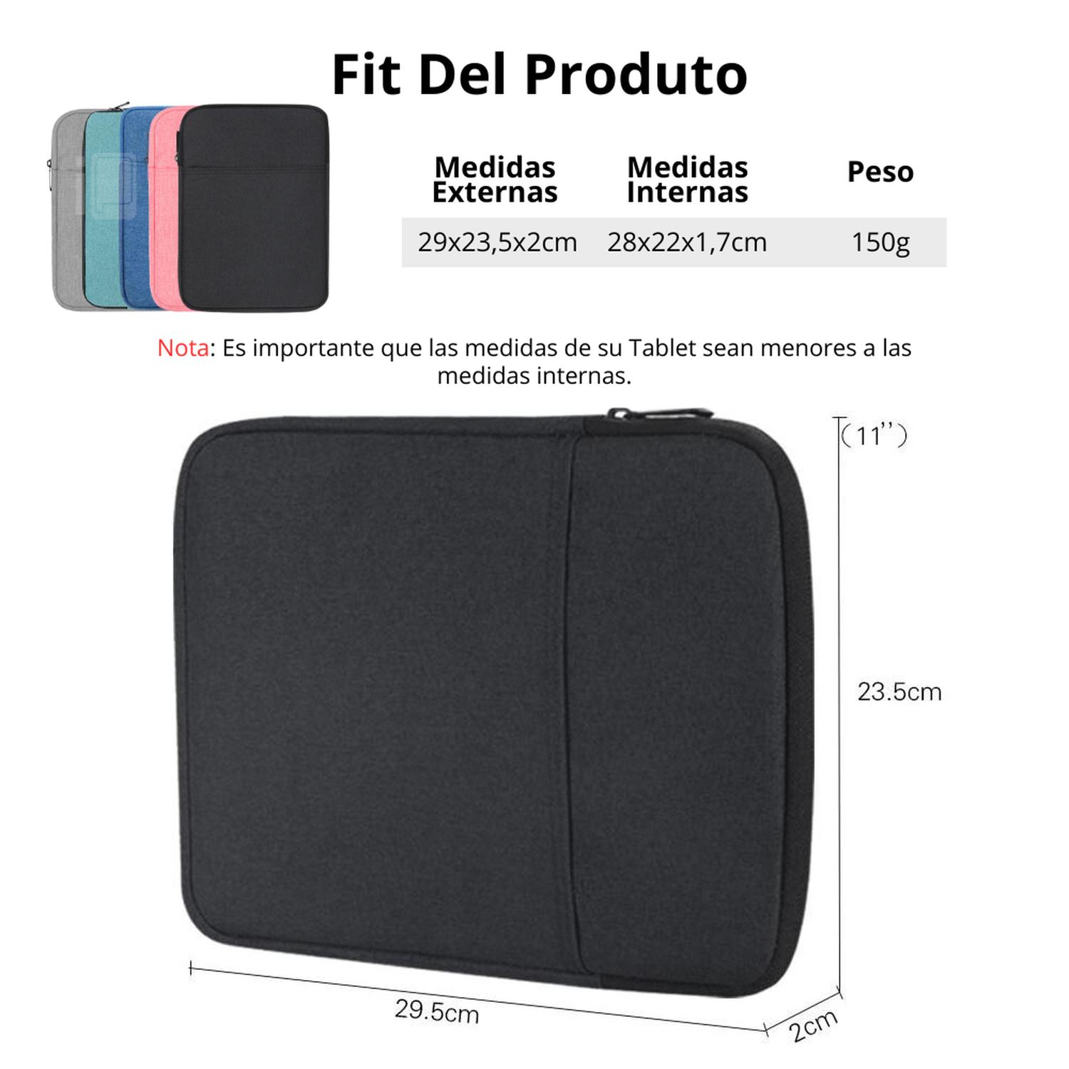 FUNDA PARA TABLET 11 PULGADAS MICROFIBRA REPELENTE AL AGUA - 7