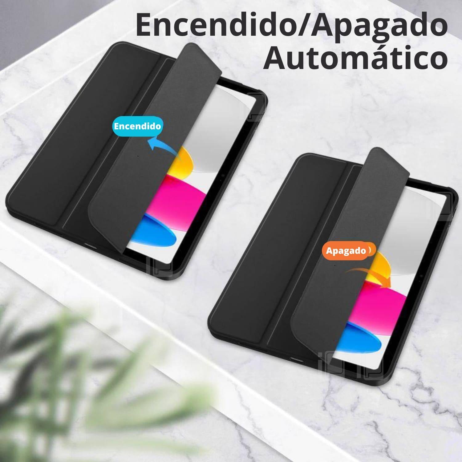FUNDA PARA IPAD 10 GENERACIÓN (10.9) CON RANURA LÁPIZ PENCIL - 6