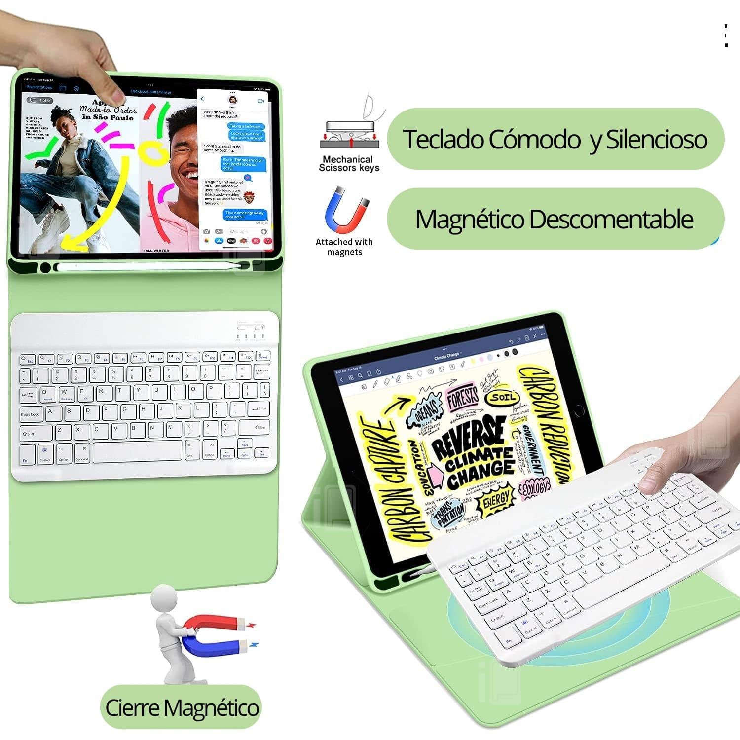 FUNDA TECLADO PARA IPAD AIR 3 GENERACIÓN (10.5) RANURA LÁPIZ - 3