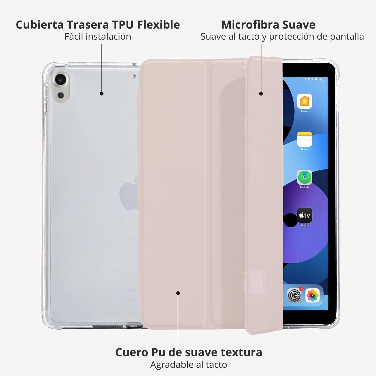 FUNDA PARA IPAD 10 GENERACIÓN 10.9 RANURA PEN TRASLÚCIDA ATRÁS - 2