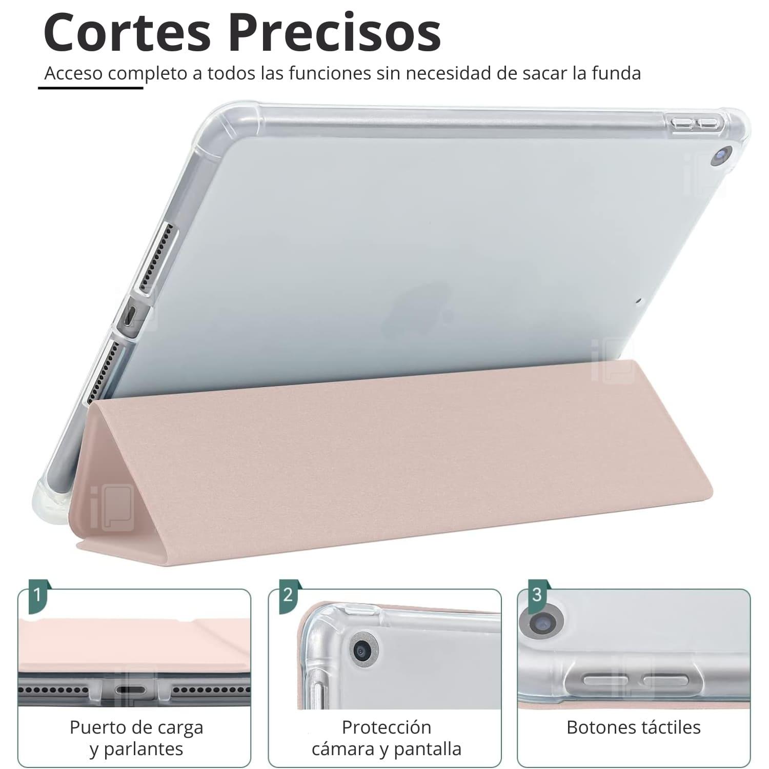 FUNDA PARA IPAD 10 GENERACIÓN 10.9 RANURA PEN TRASLÚCIDA ATRÁS - 4