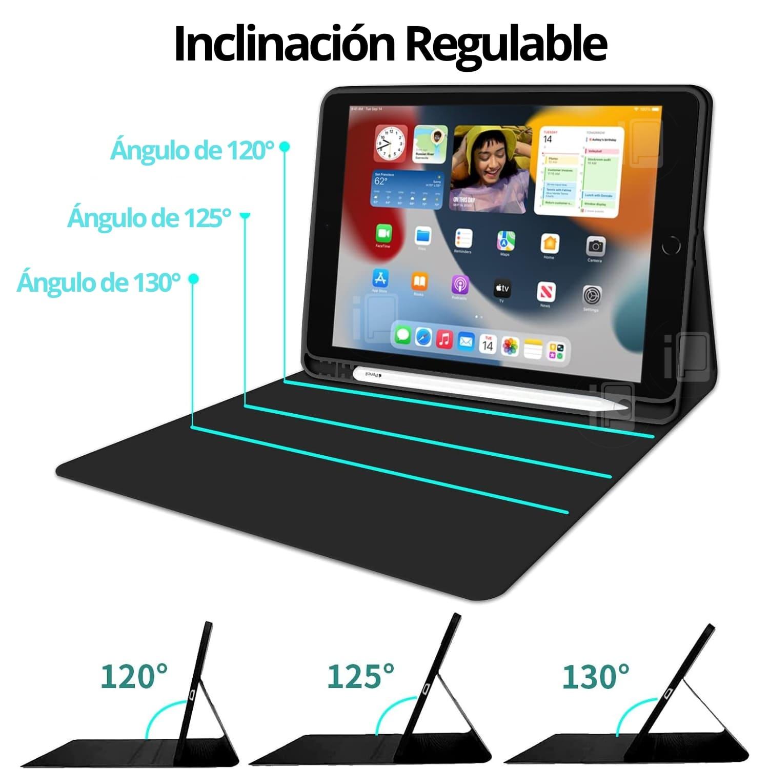 FUNDA TECLADO ESPAÑOL PARA IPAD 9.7 (5 Y 6) CON RANURA LÁPIZ - 6