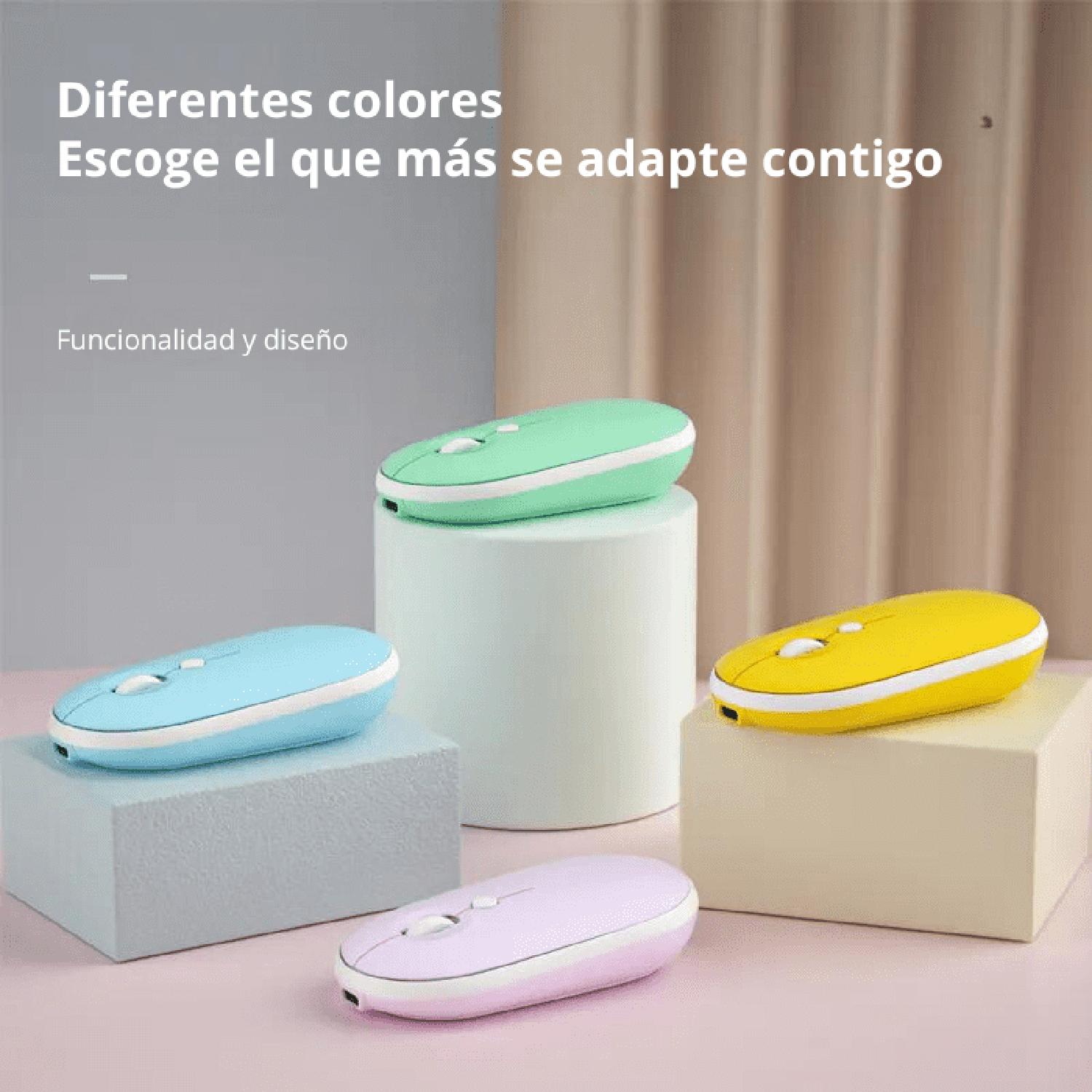 KIT MOUSE Y TECLADO BLUETOOTH TRIPLE CONEXIÓN ESPAÑOL - 7