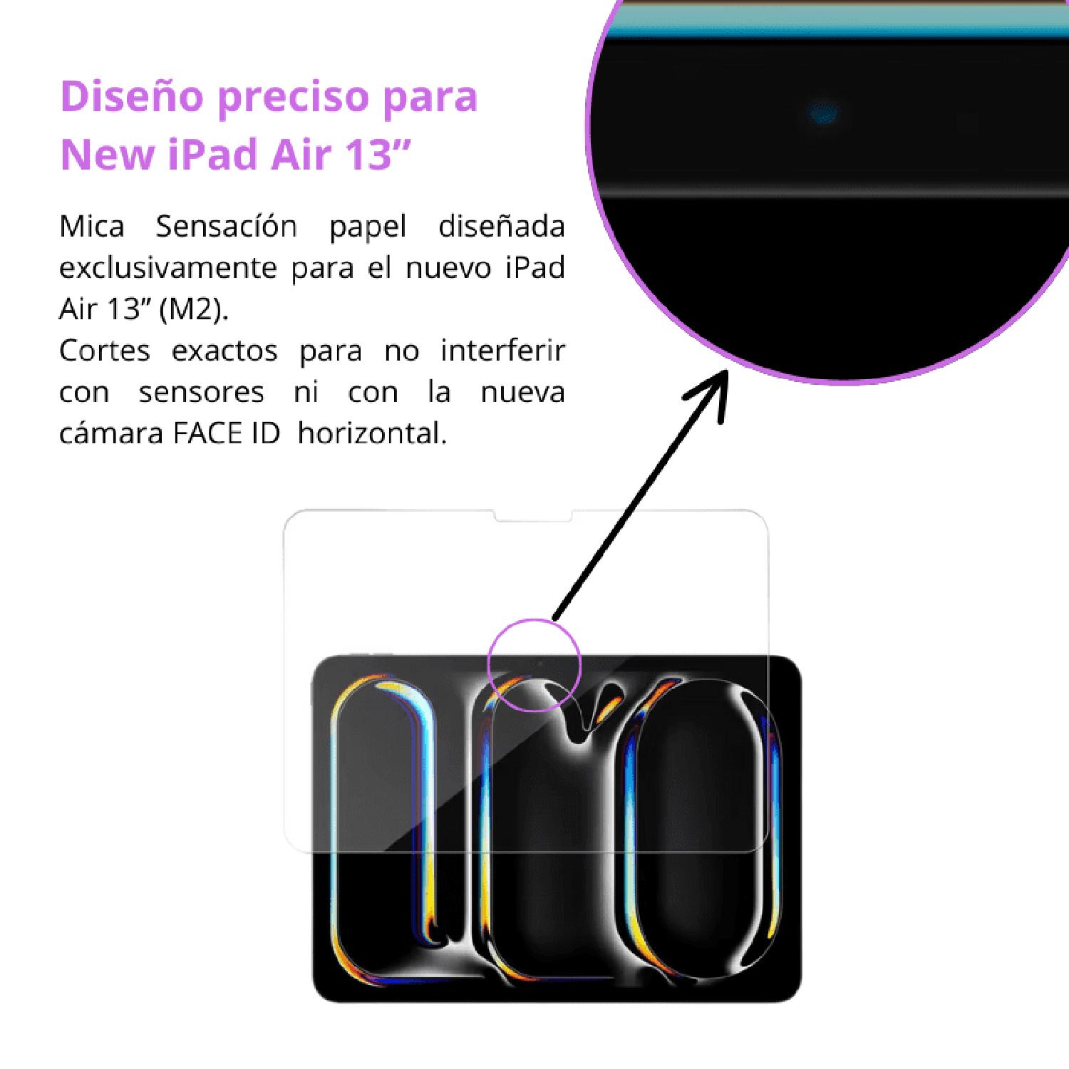 MICA DE VIDRIO TEMPLADO PARA IPAD AIR 13 M2 KIT INSTALACIÓN - 3
