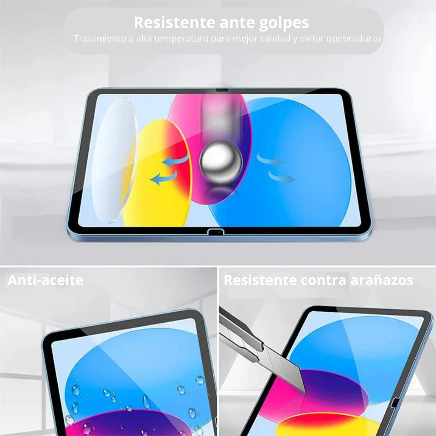 MICA DE VIDRIO TEMPLADO PARA IPAD AIR 13 M2 KIT INSTALACIÓN - 4