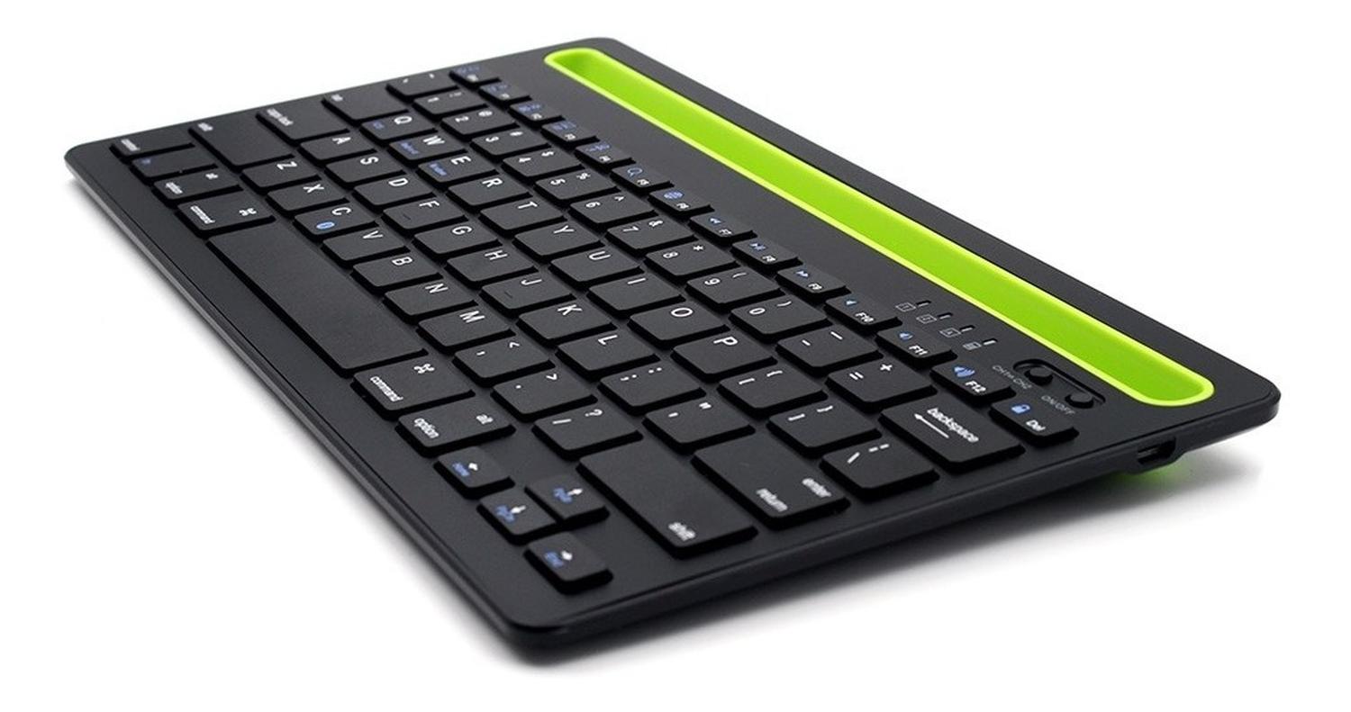 TECLADO BLUETOOTH DOBLE CONEXIÓN ESPAÑOL RANURA TABLET/CEL - 2