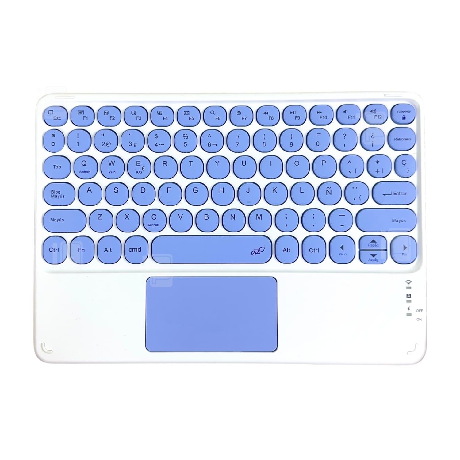 FUNDA TECLADO TOUCHPAD PARA IPAD 10.2 (7/8/9) ESPAÑOL - 2