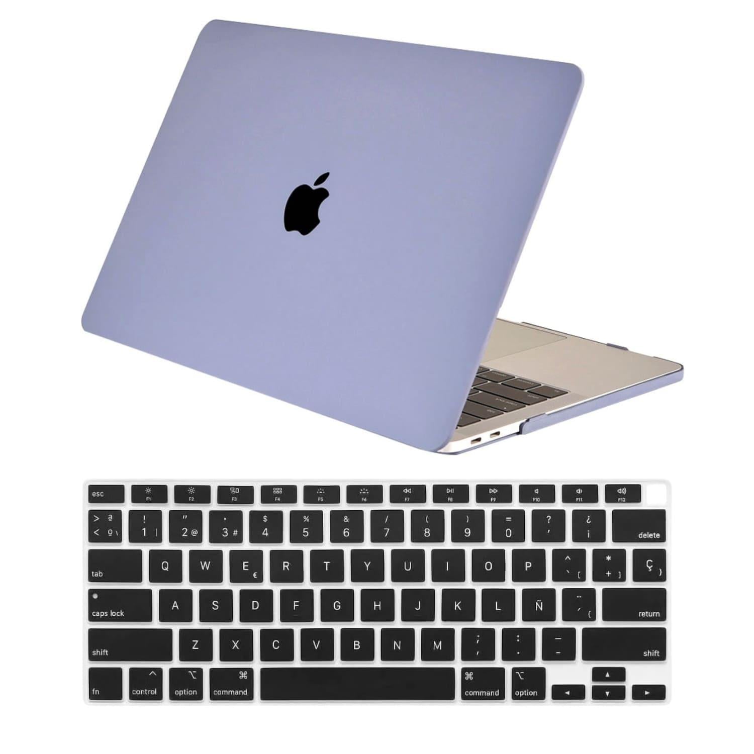 KIT CARCASA MATE Y PROTECTOR PARA MACBOOK AIR M1 Y 2020/18