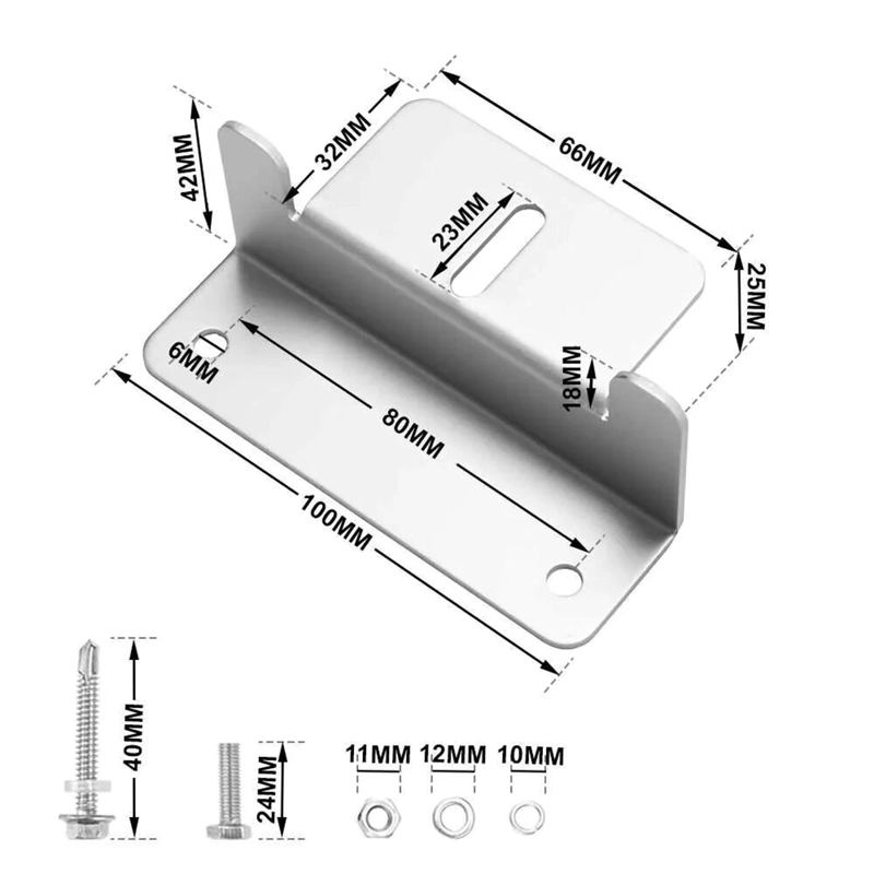 KIT FIJACIÓN SOLIOT MONTAJE PANEL SOLAR 4 PIEZAS - 4