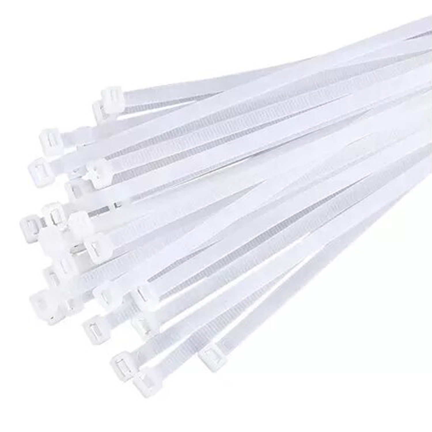 AMARRA CABLE PLASTICA 5X500MM BLANCO SET 100 UNIDADES - 1