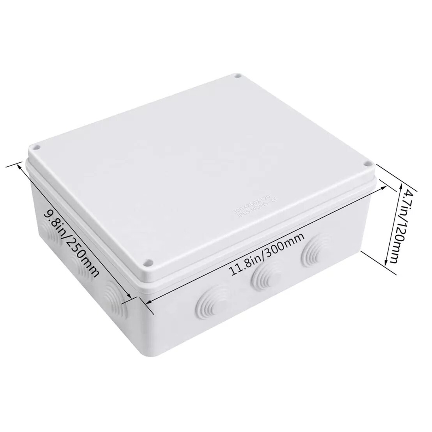 CAJA ESTANCA 300X250X120MM IP65 CAJA DE DERIVACIÓN - 2