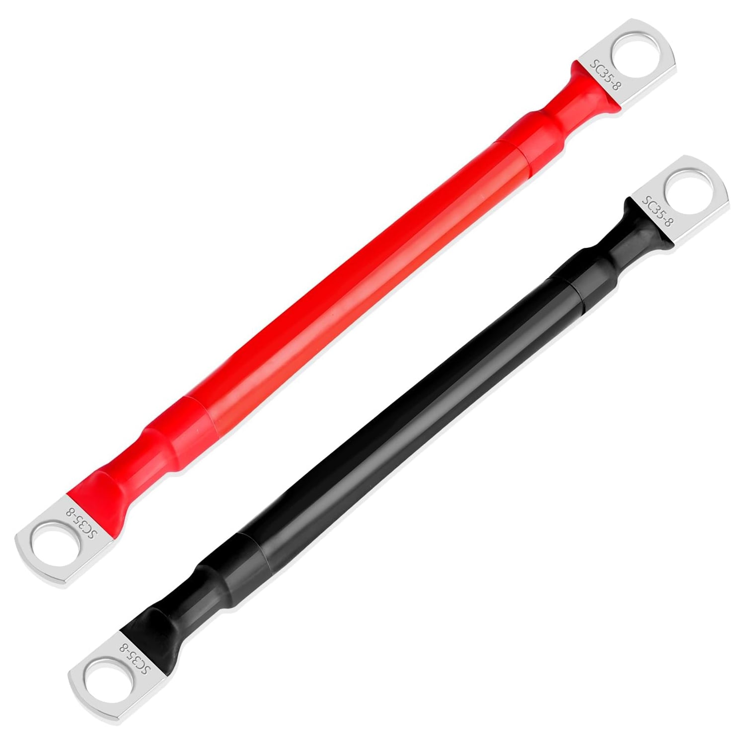 PAR CABLES PARA BATERÍA 20CM SECCIÓN 35MM2 M8 - 1