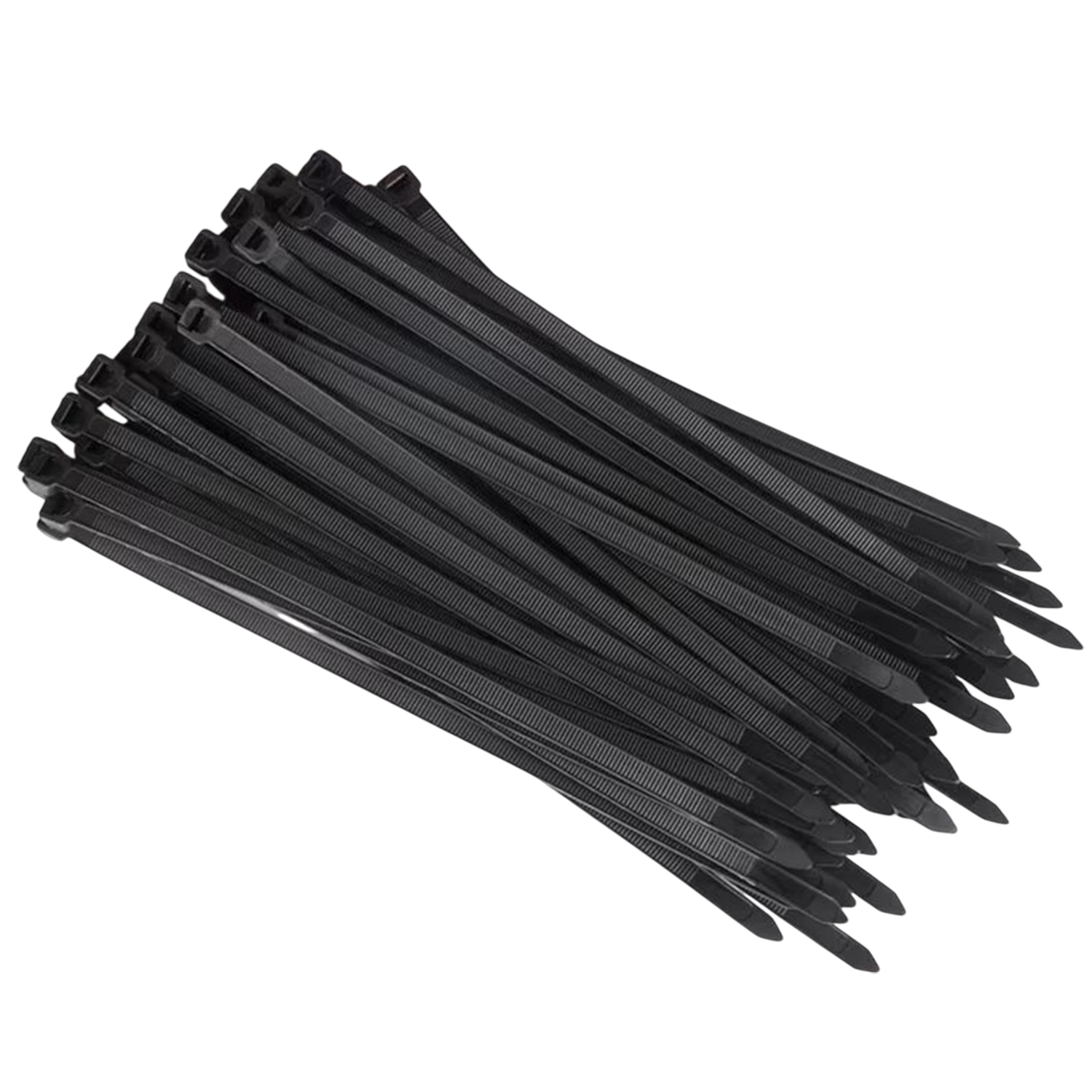 AMARRA CABLE PLASTICA 5X250MM NEGRO SET 100 UNIDADES - 1