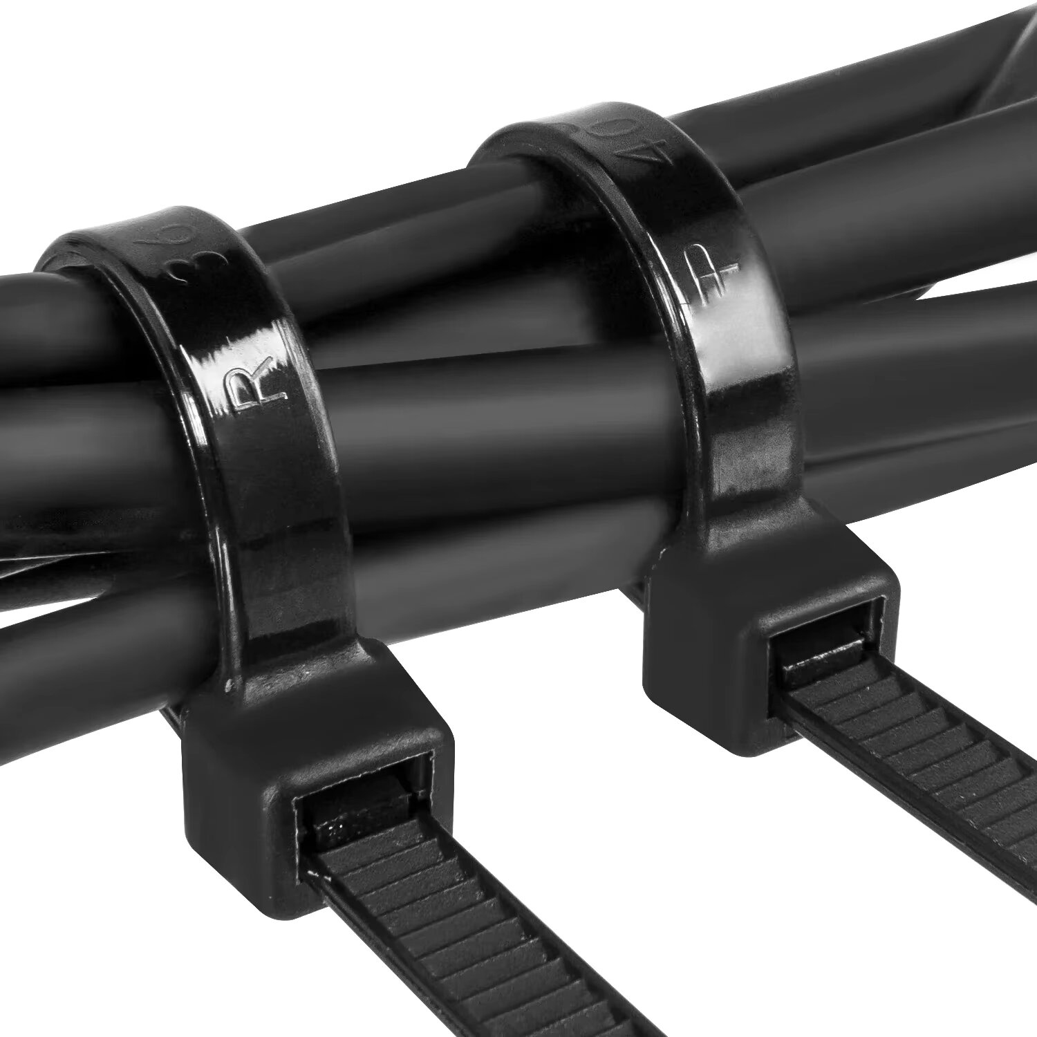 AMARRA CABLE PLASTICA 5X250MM NEGRO SET 100 UNIDADES - 3