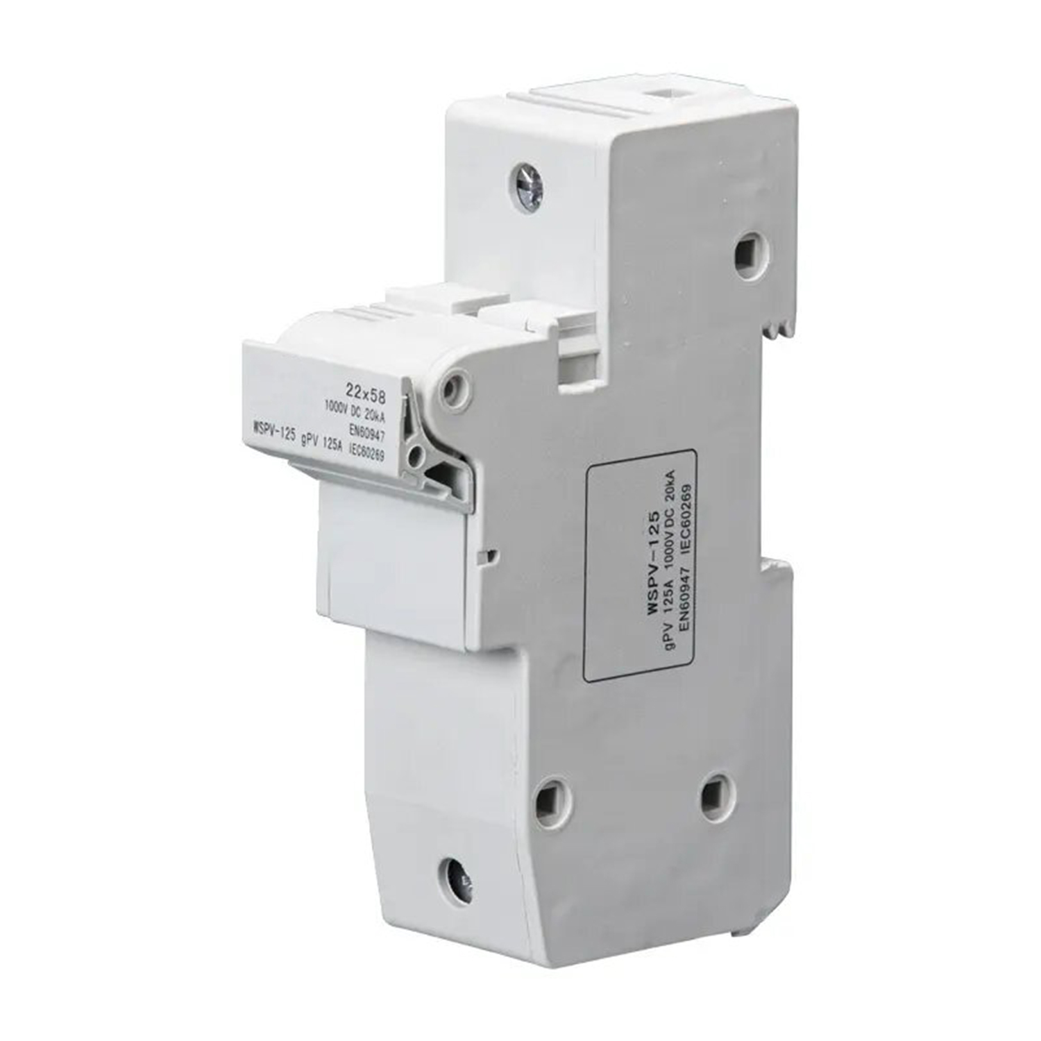 PORTAFUSIBLE SOLAR DC 22X58MM 1000V - 3