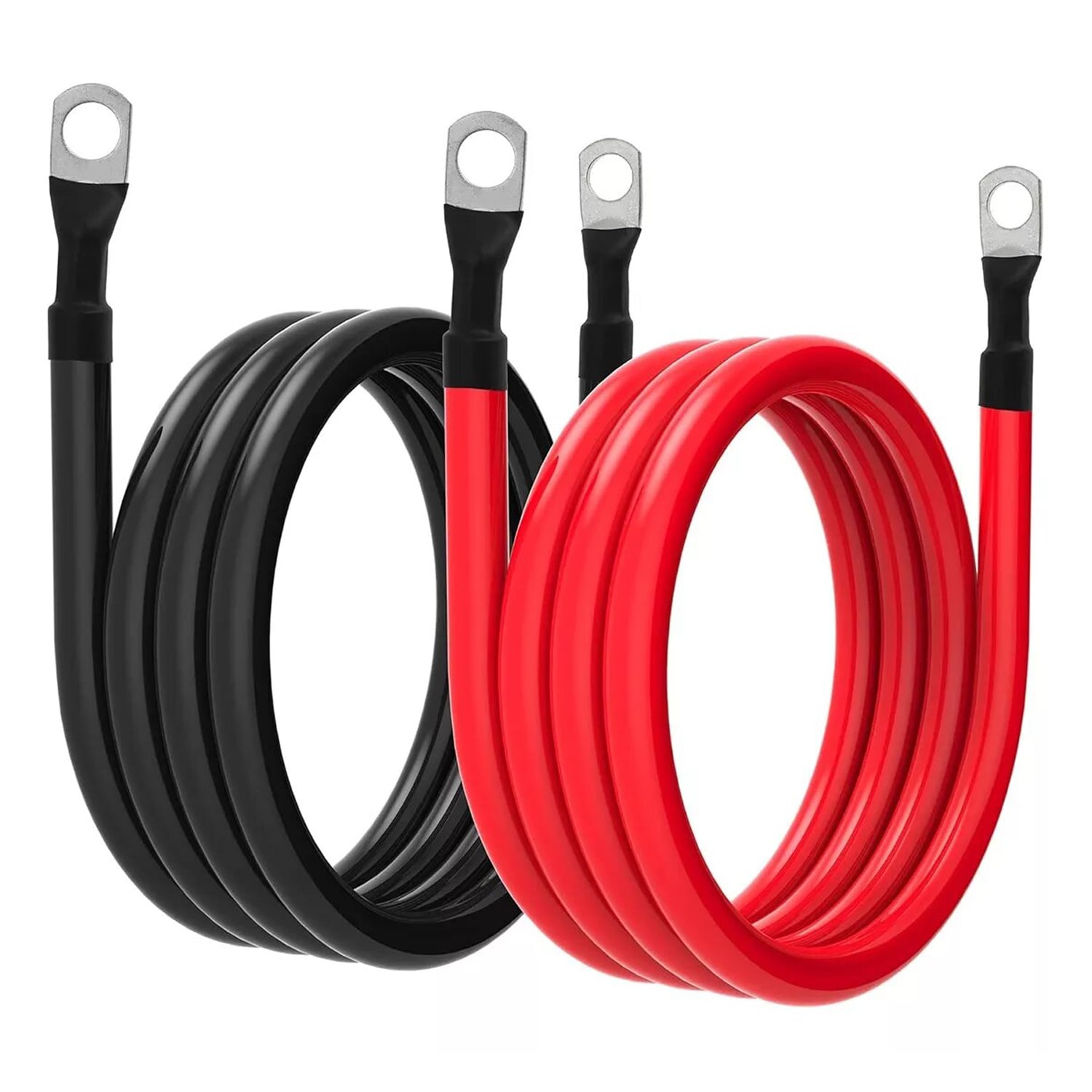 PAR CABLES SOLAR 1.5MTS SECCIÓN 35MM2 ROJO NEGRO - 1