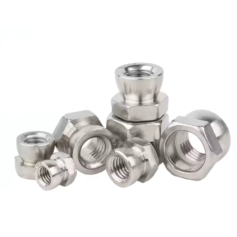 PACK 10 FIJACIONES TUERCAS ANTIRROBO M8 DE ACERO INOXIDABLE