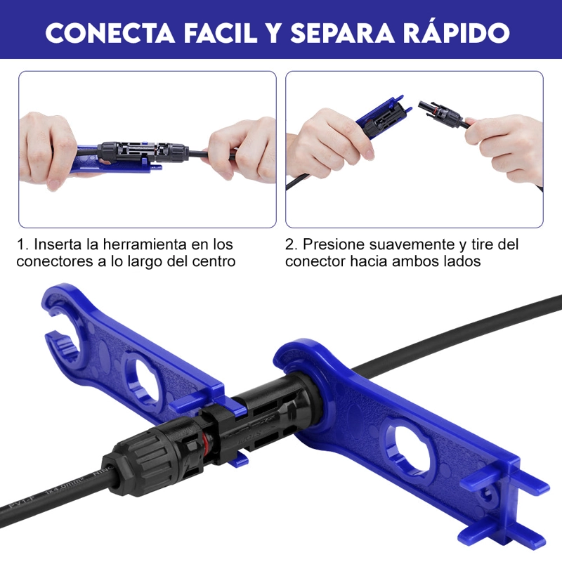 PAR DE LLAVES INGLESA PARA CONECTORES MC4 - 3