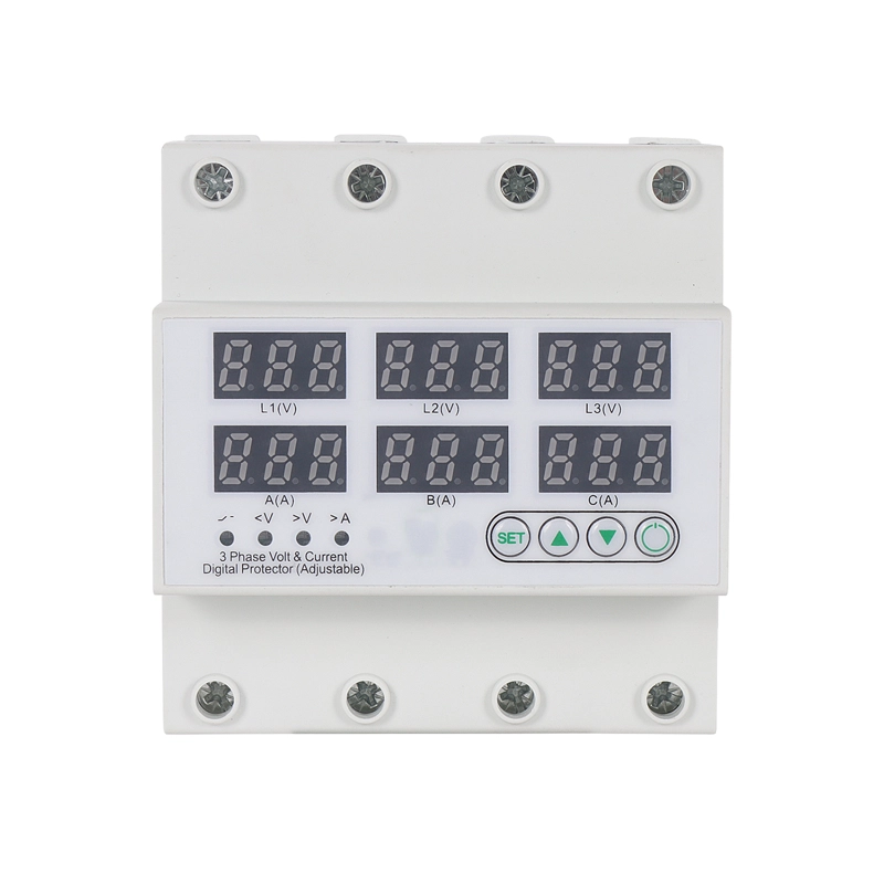 RELE  PROTECTOR TRIFASICO 4P 380V VOLTAJE AJUSTABLE - 1