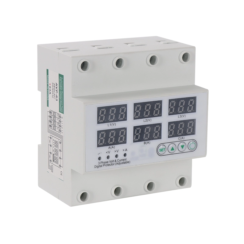 RELE  PROTECTOR TRIFASICO 4P 380V VOLTAJE AJUSTABLE - 2