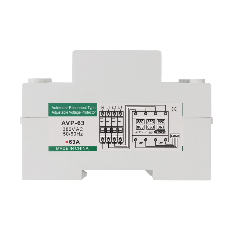 RELE  PROTECTOR TRIFASICO 4P 380V VOLTAJE AJUSTABLE - 3