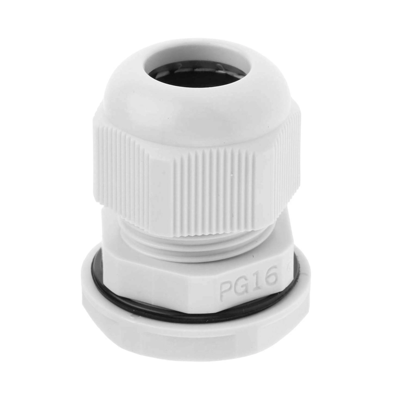 PRENSA ESTOPA PG16 IP68 (8.5 - 14MM) BLANCO 10 UNIDADES - 3