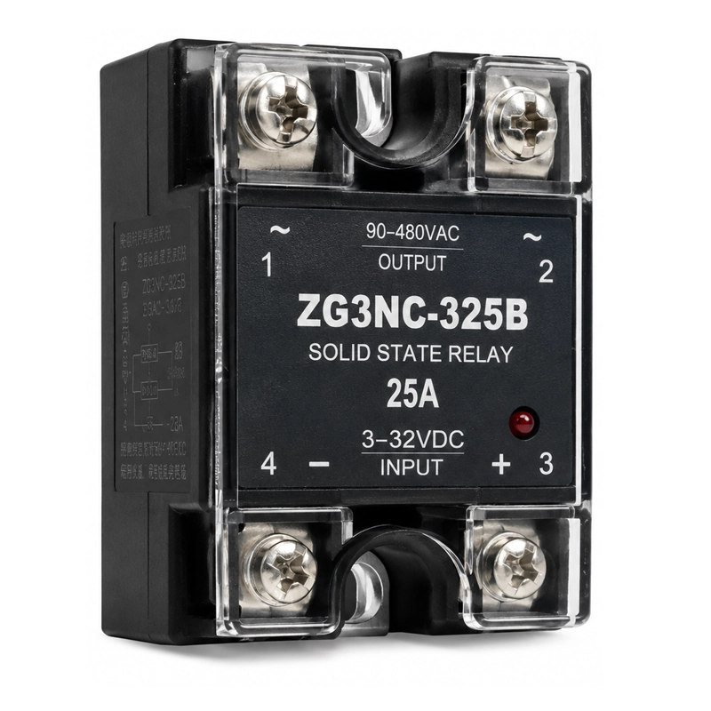 RELE  ESTADO SOLIDO 25A 250V 3–32 VDC 90–480 VA - 1