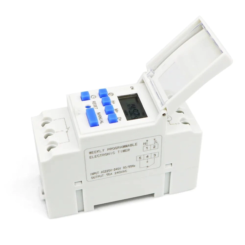 TIMER DIGITAL PROGRAMABLE RIEL DIN 220V 16A - 3