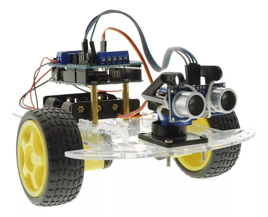 KIT CHASIS COMPLETO AUTO 2WD / ROBOT ARDUINO COMPATIBLE - 2