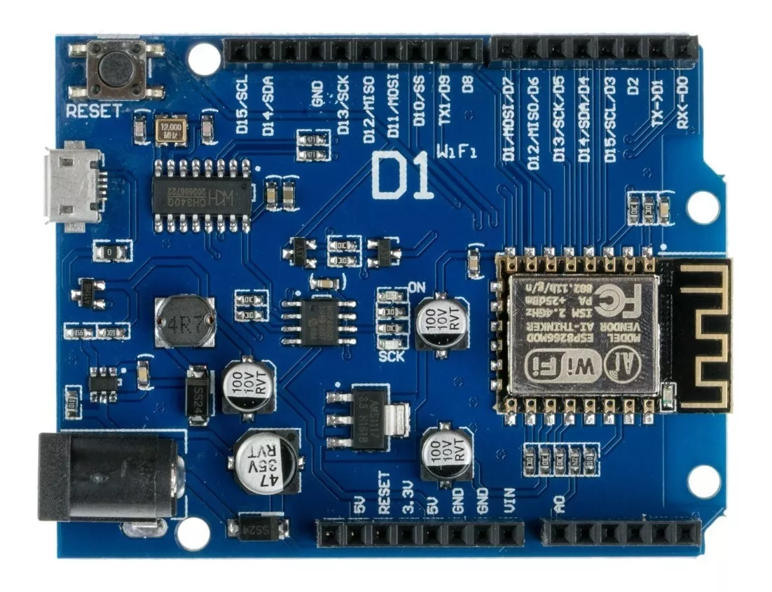 TARJETA DE DESARROLLO WEMOS D1 WIFI ESP8266 - 2