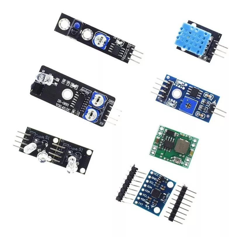 KIT 45 SENSORES PARA ARDUINO Y RASPBERRY PI EN CAJA PLÁSTICA - 4