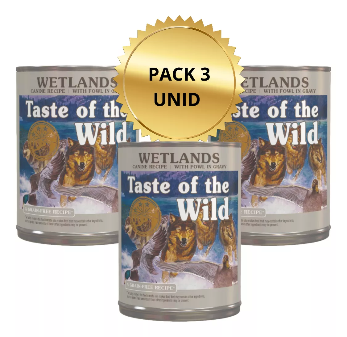 TASTE OF THE WILD WETLANDS - LATA 390G - PACK 3UN - 1